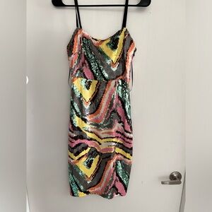 Sequins! Bright and shiny! Bought for a cruise and never wore it!